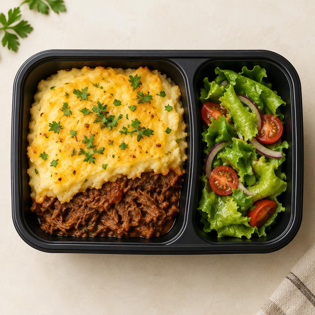 Escondidinho de mandioquinha com carne